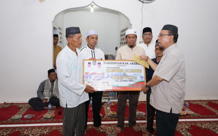 Sekda Asahan Pimpin Tim Safari Ramadhan Kunjungi Desa Tanjung Asri