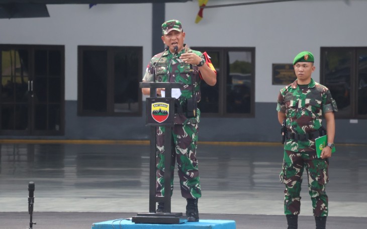 Brigjen TNI Jimmy Watuseke Pimpin Apel Pam VVIP