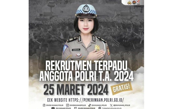 Polri Buka Pendaftaran