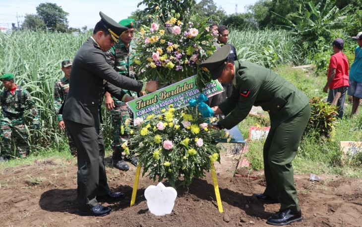 Pemakaman Militer Pelda Agus Pamuji