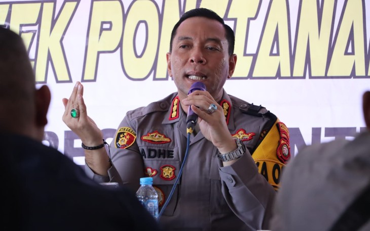 Kapolresta Pontianak  Kombes Pol Adhe Hariadi, S.I.K, MH mengimbau agar masyarakat Kota Pontianak yang terdampak permendagri Nomor 52 tahun 2020 tentang batas wilayah Kota Pontianak dan Kabupaten Kubu Raya agar tetap menjaga situasi keamanan tetap kondusif jelang Pemungutan suara Pemilu 2024.
