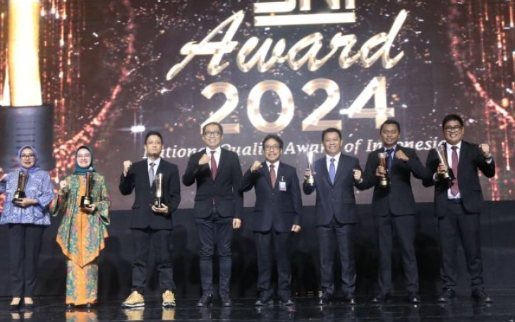 Wamenperin Faisol RIza menghadiri acara penganugerahan SNI Award 2024 di Jakarta, Kamis (21/11)