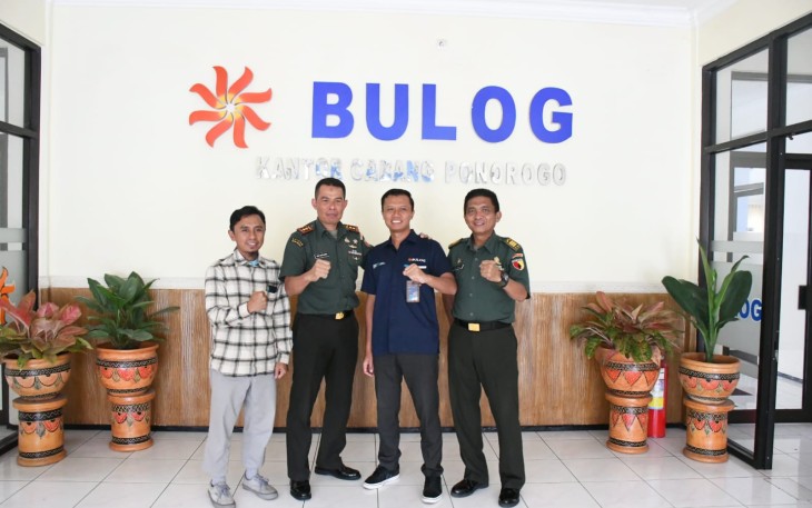 Dandim 0802/Ponorogo Tinjau Bulog Cabang Ponorogo