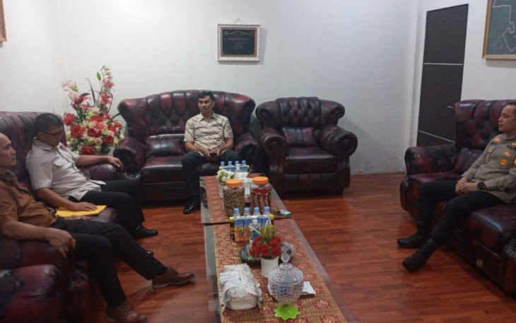 Kapolres Bitung Sambut Kunjungan Kerja Tim Supervisi Direktorat Narkoba Polda Sulut 