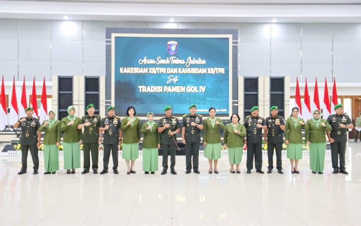 Pangdam Tanjungpura Pimpin Sertijab Kakesdam dan Kahubdam