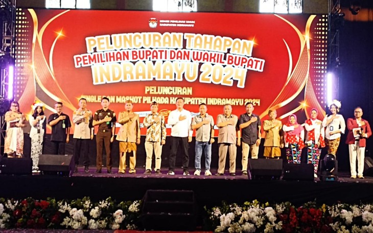 Peluncuran Tahapan Pemilihan Bupati dan Wabup Indramayu