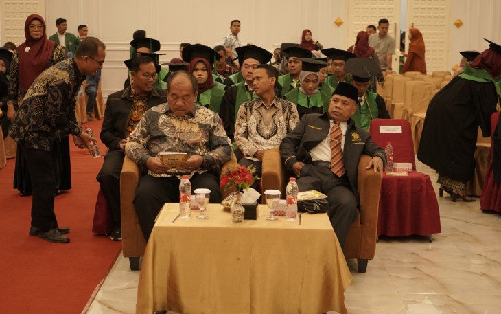 Wakil Bupati Asahan Ikuti Prosesi Sidang Senat Terbuka Wisuda Sarjana Angkatan X STIE MA