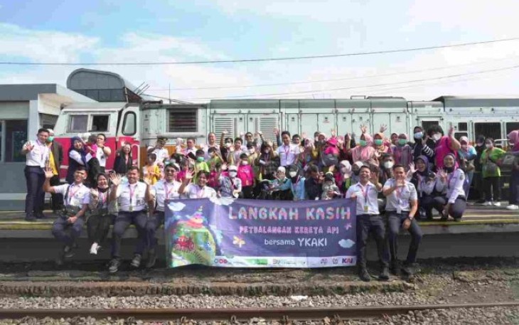 KAI Ajak Anak Pejuang Kanker Bertualang 