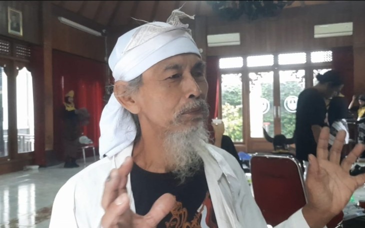 Eyang Lawu, selaku pegiat budaya Solo
