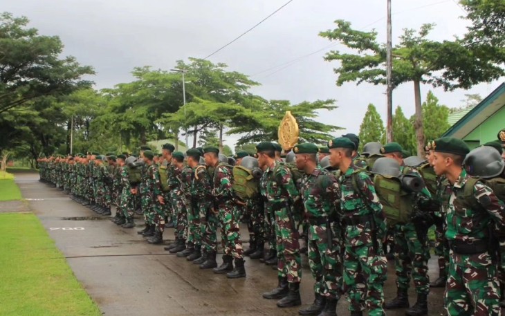 Batalyon Arhanud 16 Kostrad Gelar Apel Kesiapsiagaan Menjelang Pemilu
