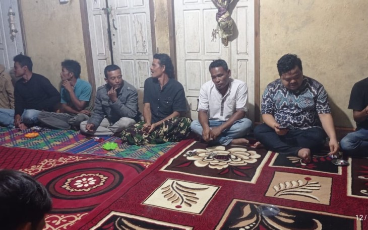 Pertemuan yang digelar di Nagari Situak Ujung Gading Kampung Rojang, Jorong Situak Barat, Kecamatan Lembah Melintang pada hari Jumat (12/1/2024).