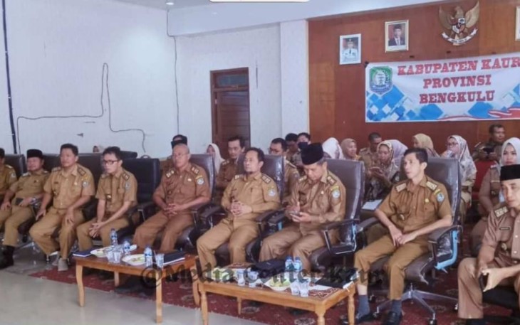 Pemda Kaur Ikuti Meeting Evaluasi AKIP dan ZI Tahun 2024