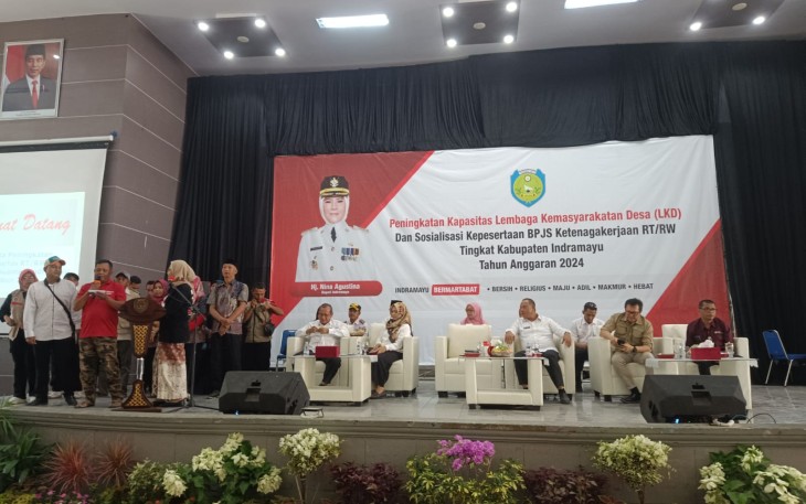 Pemkab Indramayu Tingkatkan Kapasitas Pengurus LKD Melalui Sosialisasi BPJS Ketenagakerjaan
