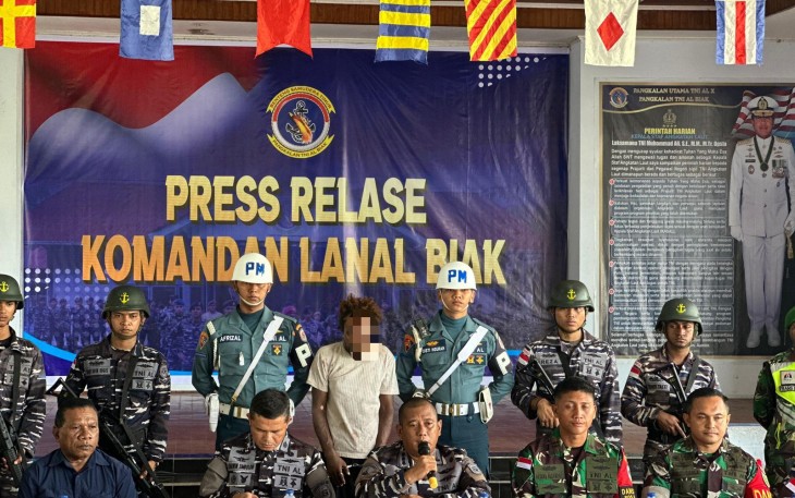 TNI AL Berhasil Amankan Terduga Intelijen TPN/OPM di Papua 