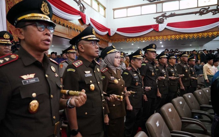 Para Jaksa saat hadiri Rapat Paripurna DPRD Provinsi Jambi