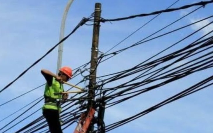 PLN Icon Plus saat Normalisasi Jaringan Telekomunikasi di Rancaekek