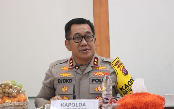 Kapolda Kalimantan Tengah Irjen Pol Drs. Djoko Poerwanto