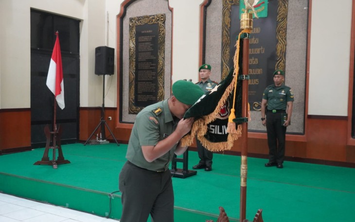 Acara Tradisi Penerimaan Warga Baru Korem 064/MY