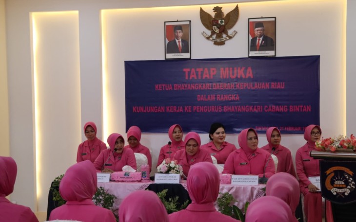 Ketua Bhayangkari Daerah Kepulauan Riau saat Kunker ke Polres Bintan