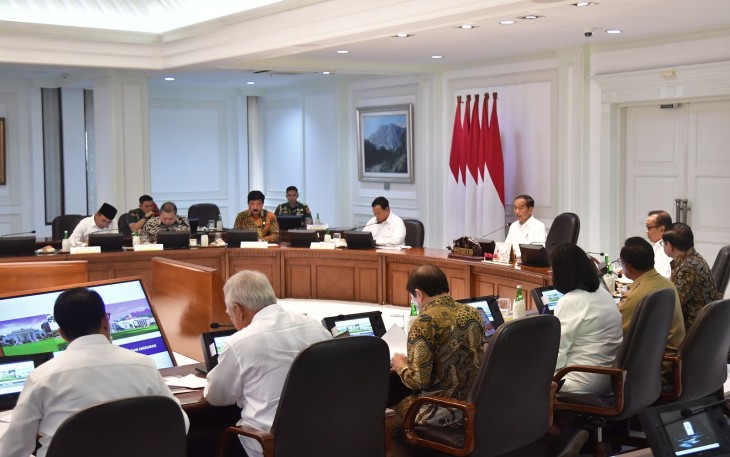 Kasal Hadiri Rapat Terbatas Bersama Presiden RI di Istana Kepresidenan