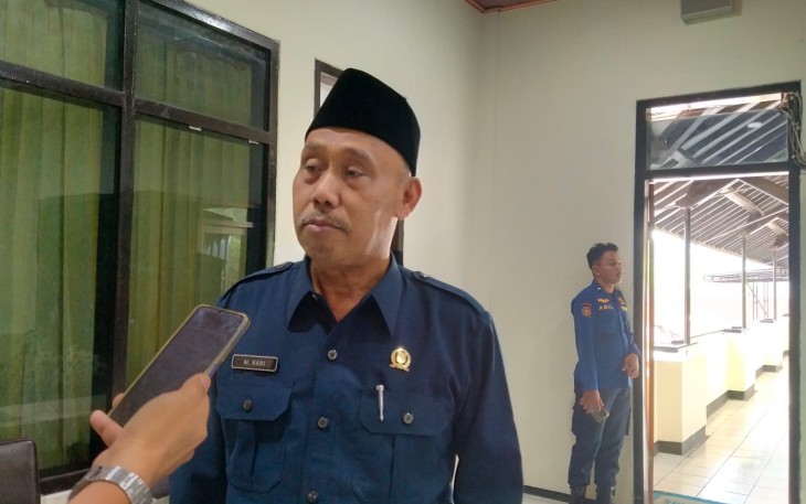 Wakil Ketua DPRD Kabupaten Trenggalek M Hadi, saat dikonfirmasi setelah rapat paripurna, Senin (9/12/2024).