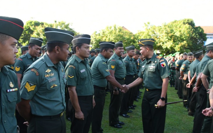  Letkol Inf Dwi Soerjono Salami Semua Prajurit dan PNS Kodim 0802/Ponorogo