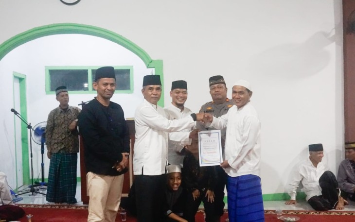Tim Safari Ramadhan Dandim 0305 Pasaman Sambangi Masjid Taqwa Muhammadiyah Nagari Sukomananti 