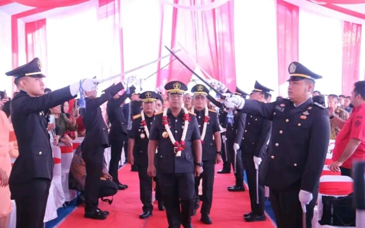 Kakanwil Kemenkumham Sumut Hadiri Sertijab Kalapas Kelas I Medan.