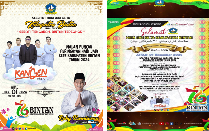 Rangkaian Hari Jadi Ke 76 Kabupaten Bintan