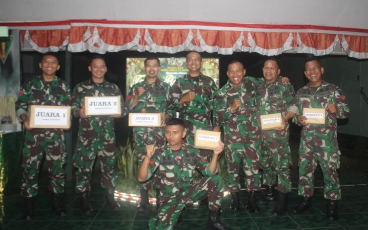 Semarak Malam Pergantian Tahun Prajurit Menarmed 2 Kostrad