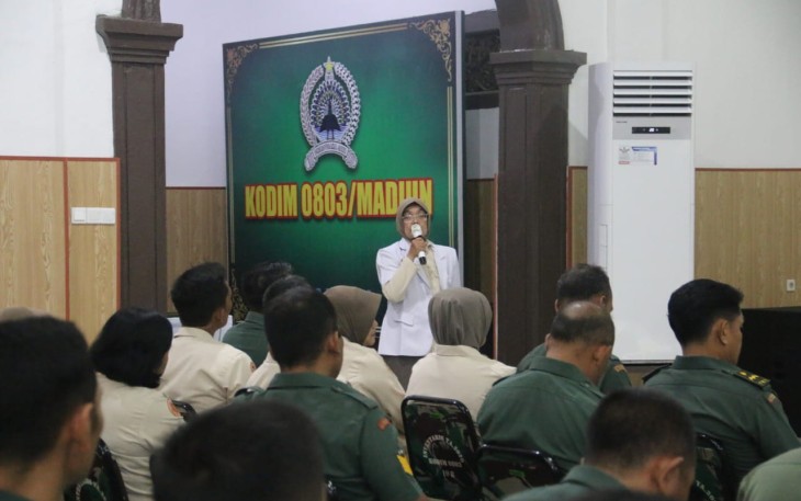 Penyuluhan kesehatan prajurit Kodim 0803 Madiun