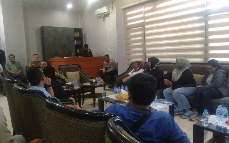Wakapolda Banten Brigjen Pol Sabibul Alif saat menerima audensi wartawan, Selasa (23/1)