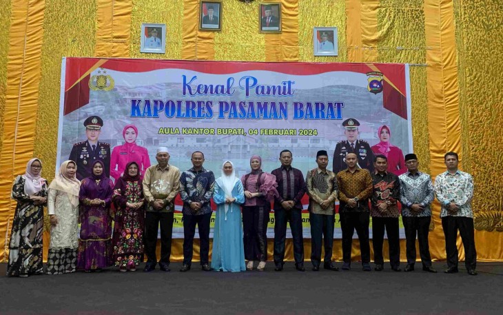 Kenal Pamit Kapolres Pasbar Dari AKBP Nurhadiansyah Kepada AKBP Agung Tribawanto