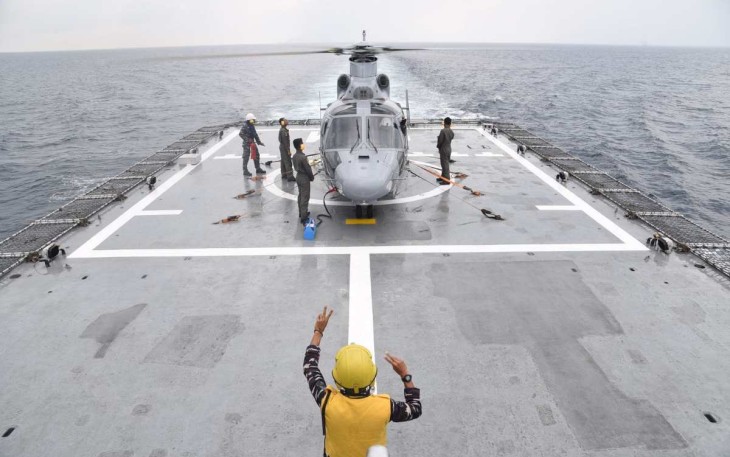 Alutsista TNI AL Helikopter Panther HS- 1303