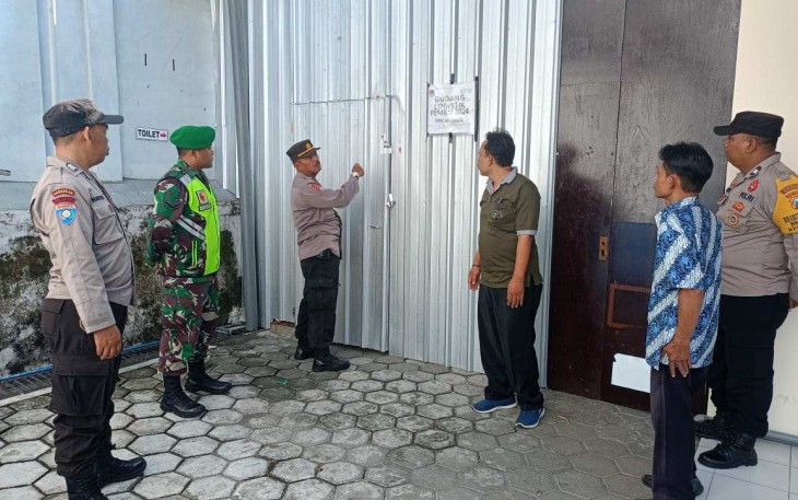 Jaga gudang logistik pemilu di wilayah