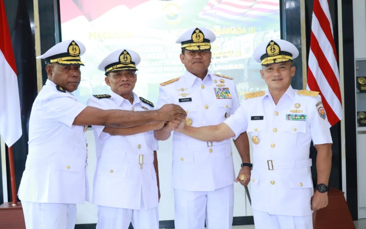 Sertijab Jabatan Inspektur dan Kakuwil Koarmada III
