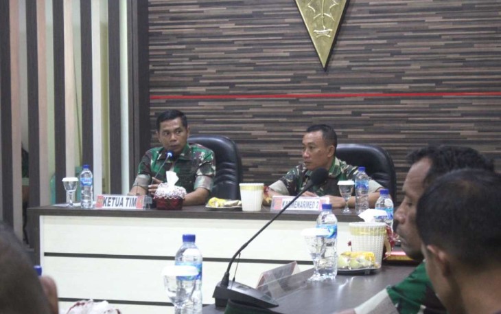 Tim Irdivif 2 Kostrad Verifikasi Jelang Sertijab Danmenarmed 2 Kostrad, Kamis (22/2)