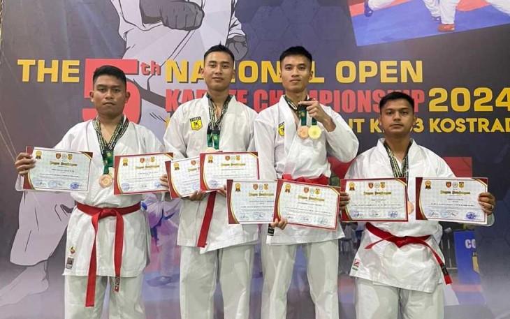 Prajurit Yonarmed 11 Kostrad Raih Prestasi Kejuaraan Karate