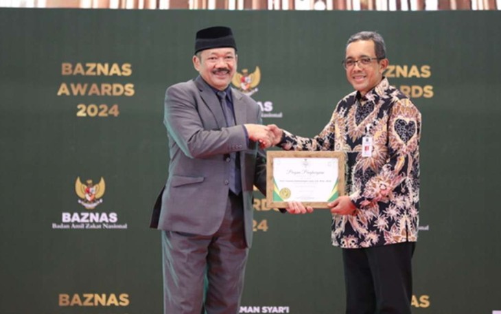 Penghargaan Baznas Award 2024 untuk Menkumham Yasonna Laoly di Jakarta, Jum'at (1/3)