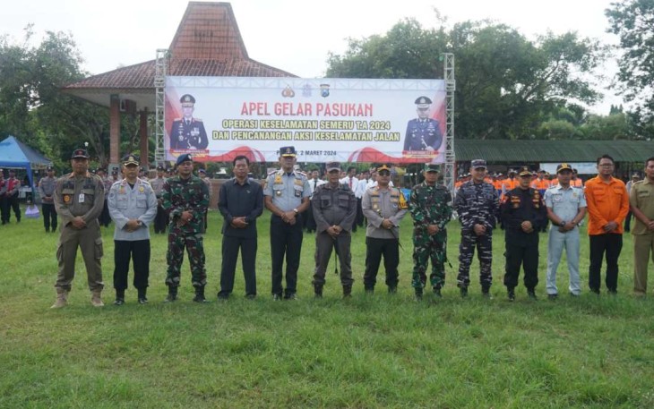 Apel Gelar Pasukan Operasi Keselamatan Semeru 2024