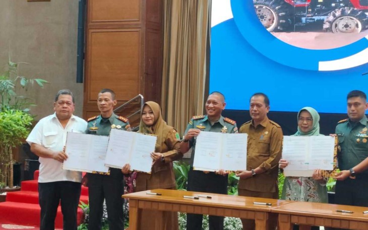Rakor Optimalisasi Lahan di Kementan RI, Jakarta, Senin (4/3)