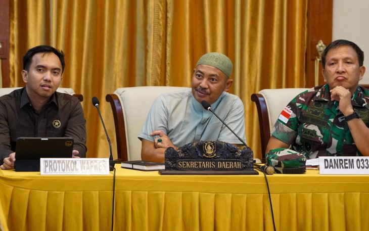 Sekda Pimpin Rapat Persiapan Kunjungan Wakil Presiden RI di Kepulauan Riau 