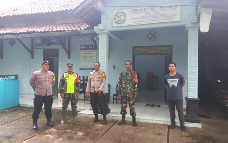 Pengamanan ibadah paskah di wilayah desa binaan 