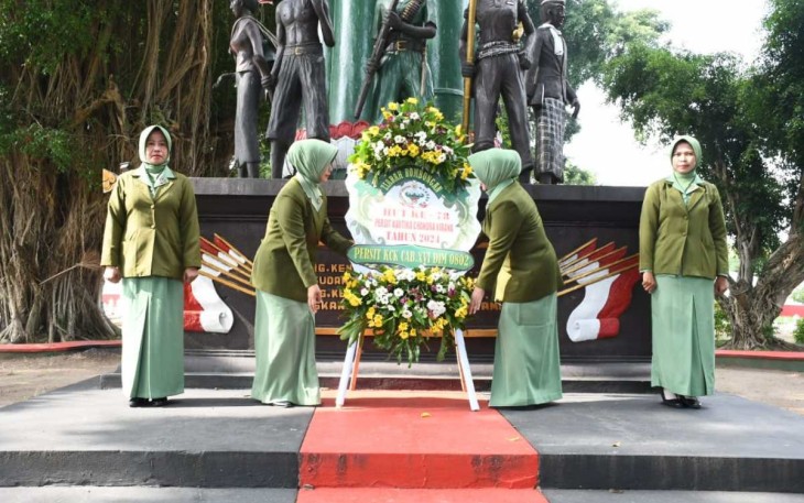Ziarah Rombongan Peringati HUT ke 78 Persit Tahun 2024