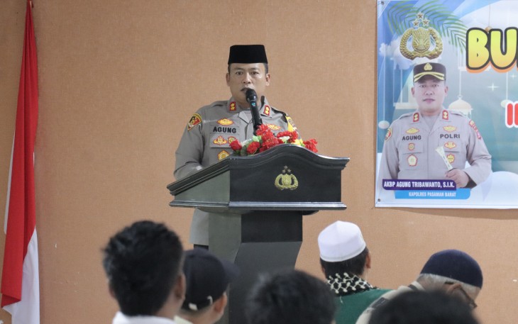 Kapolres Pasaman Barat AKBP Agung Tribawanto 
