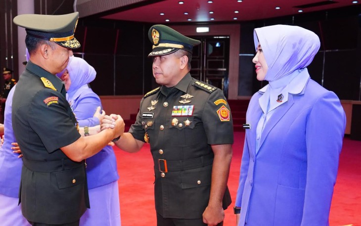 Kasum TNI Letjen TNI Bambang Ismawan Pimpin Serah Terima Jabatan Kapusada TNI 