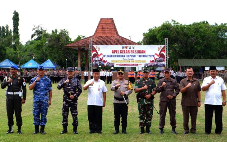 Apel Gelar Pasukan Ketupat 2024 Kabupaten Pacitan 