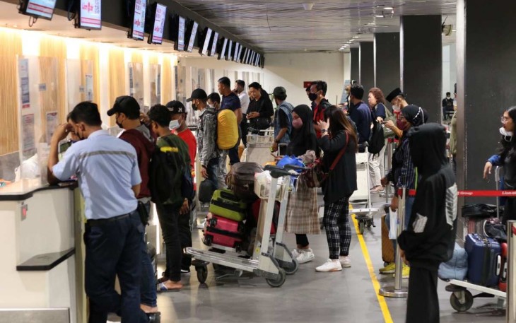 Ilustrasi suasana di bandara InJourney Airports 