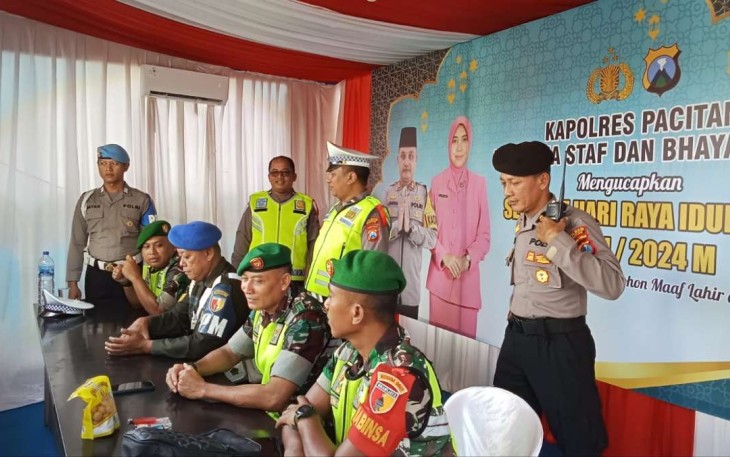 Pengamanan Kelancaran Arus Mudik 2024 Wilayah Kodim Pacitan