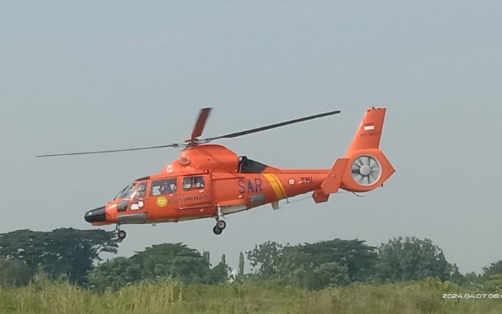 Heli Basarnas Siaga SAR Idul Fitri 1445 H